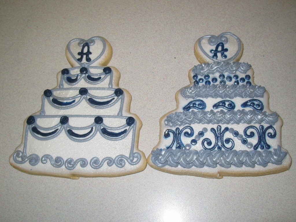 SILVER CAKES 03 [276] Cookies by Design Englewood NJ, Cookie Gift Baskets